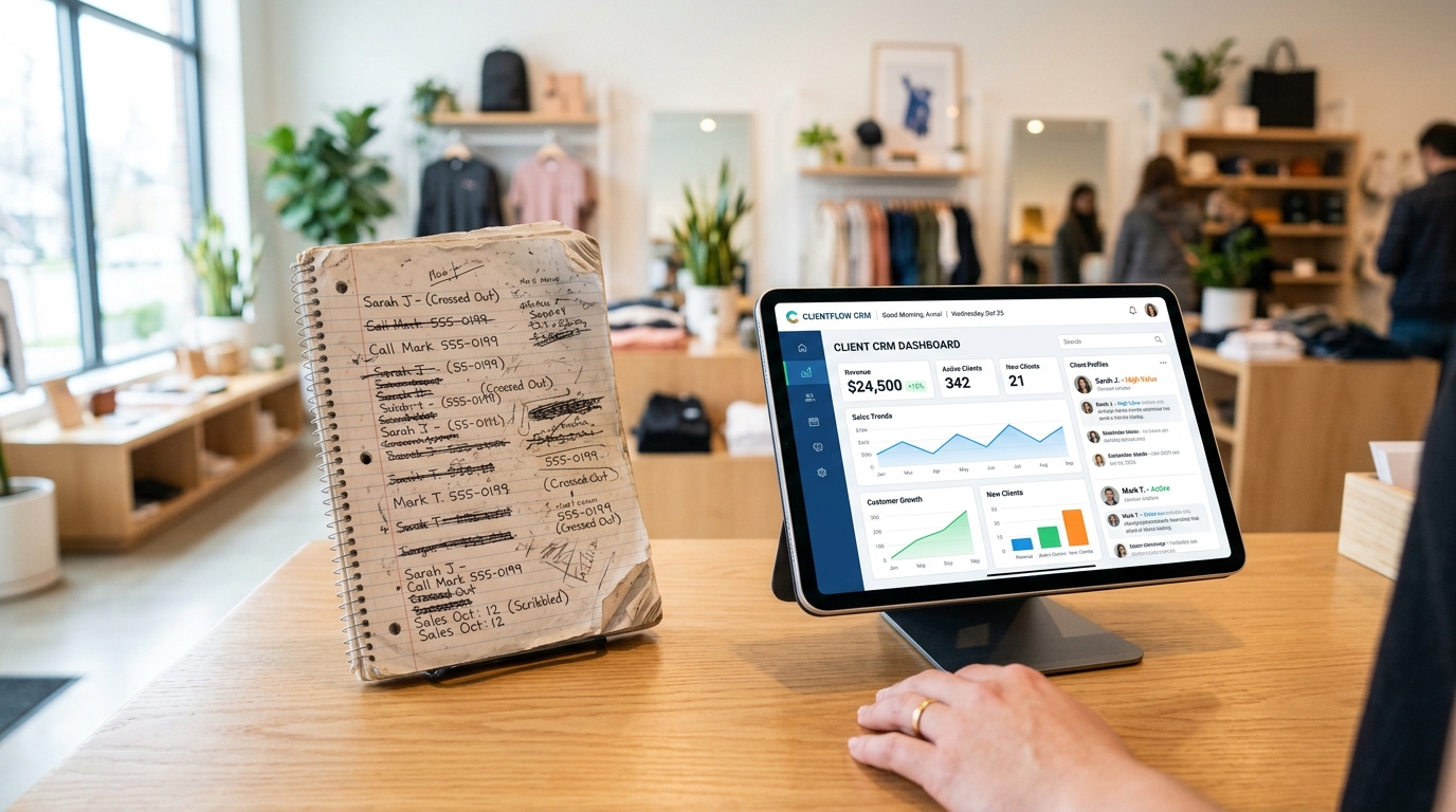 Cómo organizar los clientes en tu tienda (y por qué Excel no sirve)